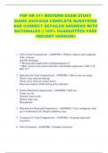 FNP NR 511 MIDTERM EXAM STUDY  GUIDE 2025&sol;2026 COMPLETE QUESTIONS  AND CORRECT DETAILED ANSWERS WITH  RATIONALES &vert;&vert; 100&percnt; GUARANTEED PASS  <RECENT VERSION> 