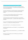 ITEC 3010 Final Exam &vert; Questions with Correct Answers &vert; 100&percnt; Pass