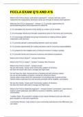 FCCLA EXAM Q&rsquo;S AND A&rsquo;S