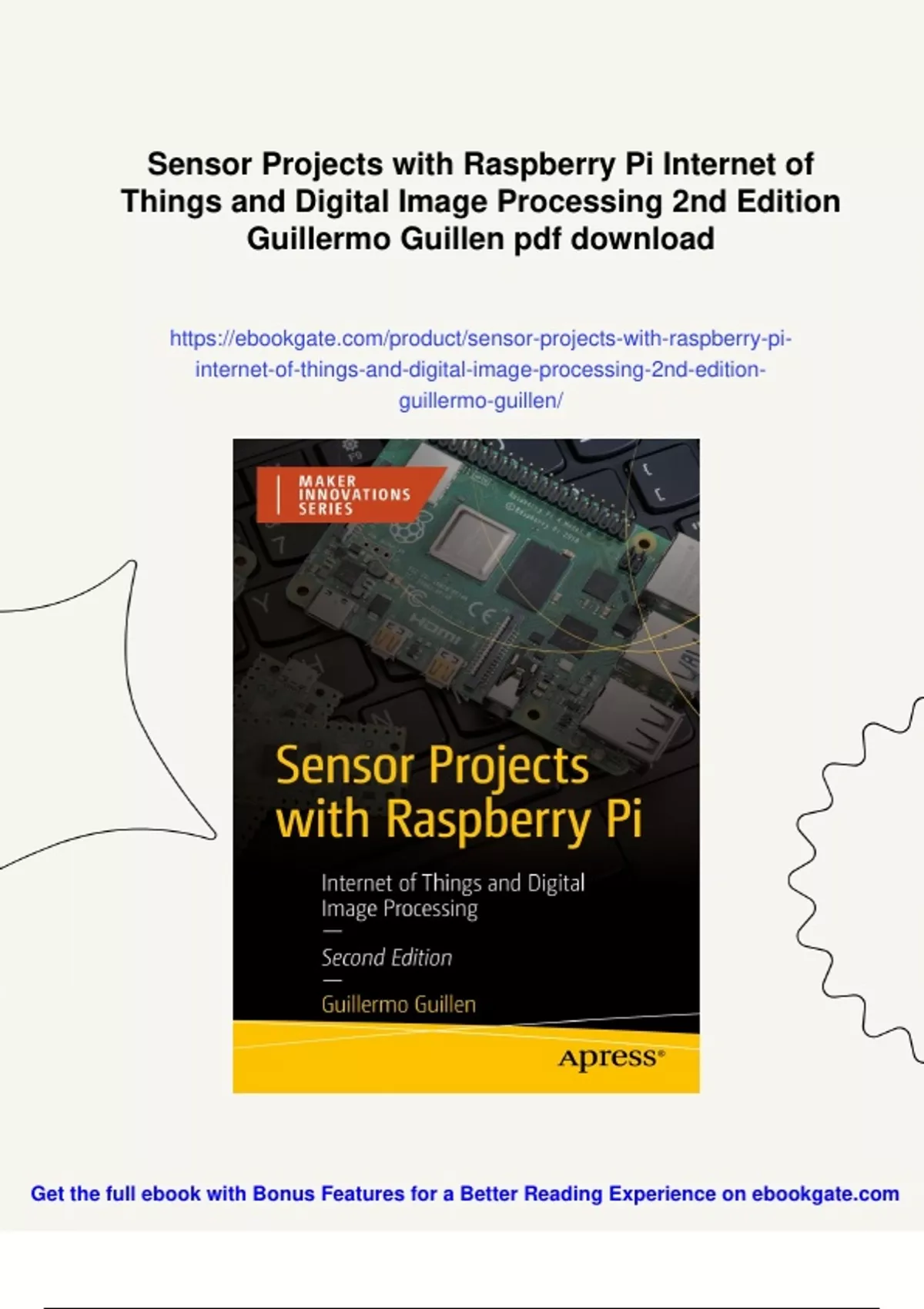 Summary Sensor Projects with Raspberry Pi Internet of Things and ...