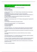 BCOR 370 STUDY GUIDE 2025&sol;2026 QUESTIONS AND ANSWERS RATED A&plus;