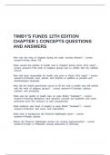 TIMBY'S FUNDS 12TH EDITION CHAPTER 1 CONCEPTS QUESTIONS AND ANSWERS
