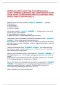 CMRP Exam UPDATED ACTUAL Exam 247 Questions  LATEST VERSION QUESTIONS AND ANSWERS WITH STUDY  GUIDE DETAILED AND VERIFIED FOR GUARANTEED PASS&comma;  LATEST UPDATE 2025 GRADED A 