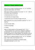 Genesys Cloud Admin Exam Questions And Answers &vert; A&plus; Rated