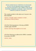 TDLR COSMETOLOGY WRITTEN STATE BOARD ACTUAL EXAM 2025&sol;2026 WITH COMPLETE ACCURATE QUESTIONS AND CORRECT DETAILED ANSWERS &lpar;VERIFIED ANSWERS&rpar; A NEW UPDATED VERSION &vert;ALREADY GRADED A&plus;