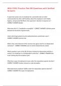 WGU D352 Practice Test 88 Questions with Verified Answers&comma;100&percnt; CORRECT