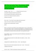 MN Reciprocity Test Questions With Guaranteed Pass Solutions &lpar;2025-2026&rpar;Updated&period;