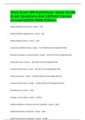 State Exam MN Esthetician Study Guide Exam Questions And 100&percnt;All Correct Answers&lpar;2025-2026&rpar; Edition&period;