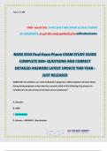NURS 5334 Final Exam Pharm EXAM STUDY GUIDE COMPLETE 500&plus; QUESTIONS AND CORRECT DETAILED ANSWERS LATEST UPDATE THIS YEAR - JUST RELEASED&period;