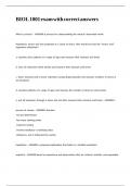 BIOL 1001 exam with correct answers