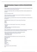 HSC 203 Nutrition&colon; Chapter 1 &vert;&vert; WELL-ENLIGHTENED Q&A&excl;&excl;