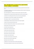 HSC 203 PRETESTS &vert;&vert; EXAM-STYLE QUESTIONS WITH CORRECT ANSWERS&excl;&excl;