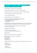 HSC 203- Nutrition&colon; Chapter 1 &lpar;Part 2&rpar; QUESTIONS WITH COMPLETE SOLUTIONS&excl;&excl;