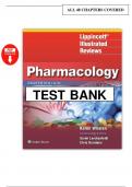 Lippincott Illustrated Reviews&colon; Pharmacology &ndash; Whalen&comma; 8th Edition &ndash; Complete Test Bank with Answers