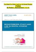 Ethics and Law in Dental Hygiene &ndash; Test Bank &lpar;Chapters 1&ndash;8&rpar; &vert; Phyllis L&period; Beemsterboer &vert; 3rd Edition &vert; Comprehensive Multiple-Choice Questions with Answers