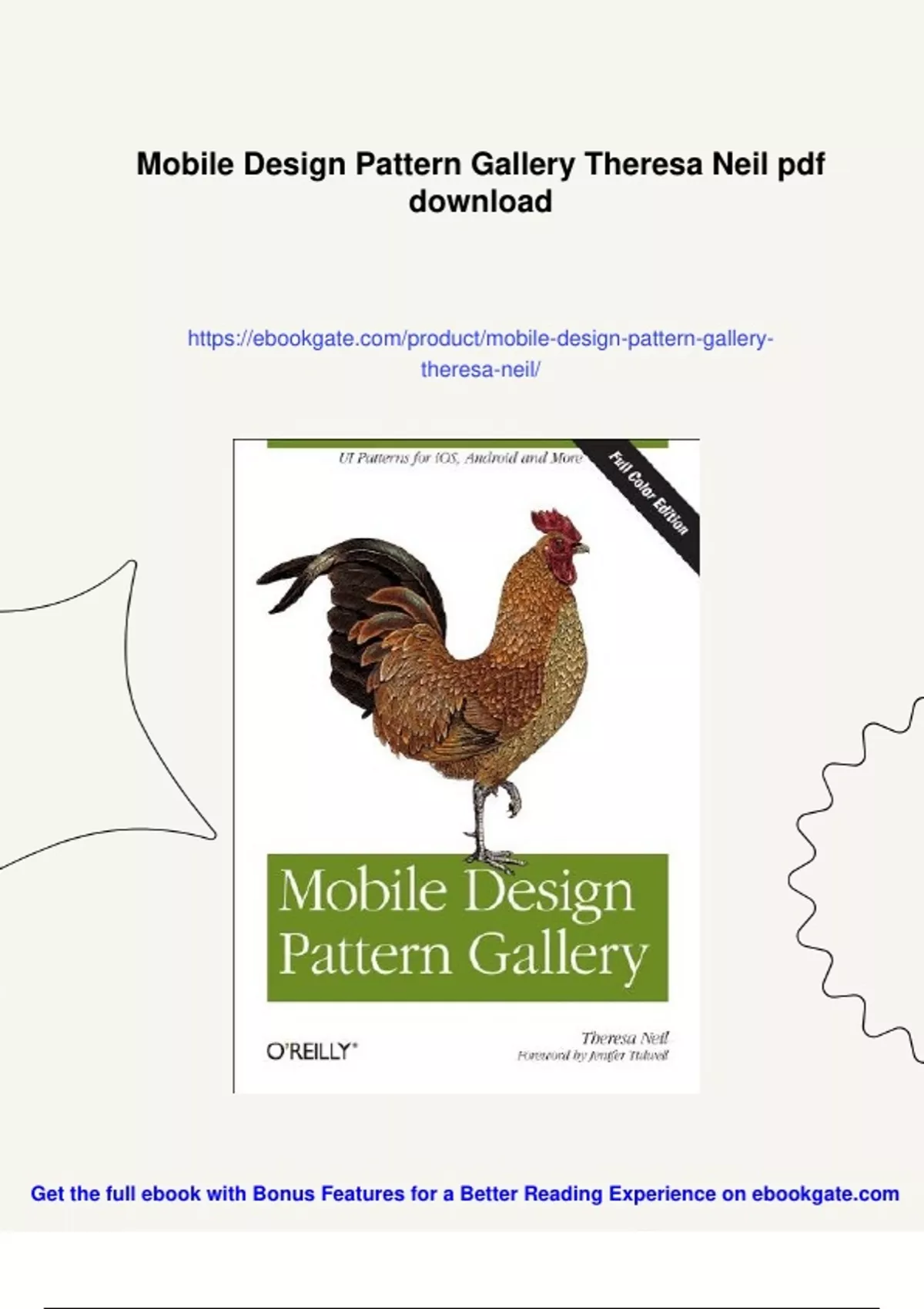 Summary Mobile Design Pattern Gallery Theresa Neil - Instant Download ...
