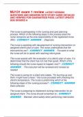 NU131 exam 1 review LATEST VERSION  QUESTIONS AND ANSWERS WITH STUDY GUIDE DETAILED  AND VERIFIED FOR GUARANTEED PASS&comma; LATEST UPDATE  2025 GRADED A