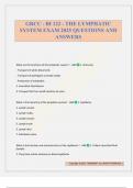 GRCC - BI 122 - THE LYMPHATIC SYSTEM EXAM 2025 QUESTIONS AND ANSWERS