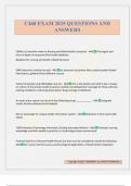 C468 EXAM 2025 QUESTIONS AND ANSWERS