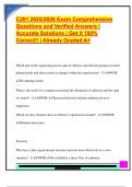 C201 2025&sol;2026 Exam Comprehensive  Questions and Verified Answers &vert;  Accurate Solutions &vert; Get it 100&percnt;  Correct&excl;&excl; &vert; Already Graded A&plus;