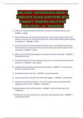 NSG 6020- Orthopedics Week 2  Complete Exam Questions with  Correct Verified Solutions  2025&sol;2026&vert;&vert;A&plus; GRADED&excl;&excl;&excl;