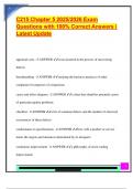 C215 Chapter 5 2025&sol;2026 Exam  Questions with 100&percnt; Correct Answers &vert;  Latest Update