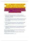 A&P 1 101 Module 3 Exam PORTAGE  LEARNING Final Exam UPDATED  2025&sol;2026 COMPLETE QUESTIONS AND  VERIFIED CORRECT ALREADY GRADED  SOLUTIONS &vert;&vert; 100&percnt; GUARANTEED PASS  <BRAND NEW VERSION>