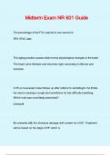 Midterm Exam NR 601 Guide Questions & Answers&vert; 100&percnt; satisfaction guarantee