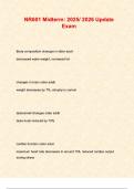 NR601 Midterm  Exam 2025 Update Questions & Answers&vert; 100&percnt; satisfaction guarantee