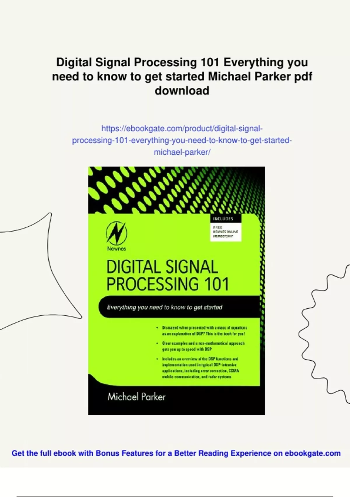 Summary Digital Signal Processing 101 Everything you need to know to ...