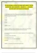 FIN 365 Midterm UPDATED EXAM WITH MOST TESTED QUESTIONS AND ANSWERS &vert; GRADED A&plus; &vert; ASSURED SUCCESS WITH DETAILED RATIONALES