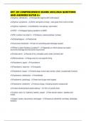 ENT 201 COMPREHENSIVE EXAMS 2025&sol;2026 QUESTIONS AND ANSWERS RATED A&plus;