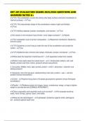 ENT 201 EVALUATION EXAMS 2025&sol;2026 QUESTIONS AND ANSWERS RATED A&plus;