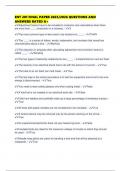 ENT 201 FINAL PAPER 2025&sol;2026 QUESTIONS AND ANSWERS RATED A&plus;