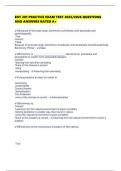 ENT 201 PRACTICE EXAM TEST 2025&sol;2026 QUESTIONS AND ANSWERS RATED A&plus;
