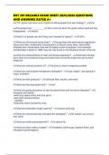 ENT 201 RELIABLE EXAM SHEET 2025&sol;2026 QUESTIONS AND ANSWERS RATED A&plus;
