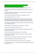 HUMAN NUTRITION EXAMS SCRIPT 2025&sol;2026 QUESTIONS AND ANSWERS RATED A&plus;