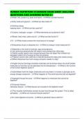 HUMAN NUTRITION STANDARD EXAM SHEET 2025&sol;2026 QUESTIONS AND ANSWERS RATED A&plus;