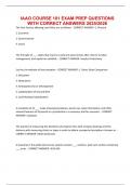 IAAO COURSE 101 EXAM PREP QUESTIONS WITH CORRECT ANSWERS 2025&sol;2026