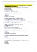INDIANA PRIMARY INSTRUCTOR 2025&sol;2026 QUESTIONS AND ANSWERS GRADED A&plus;