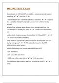DRONE TEST EXAM QUESTIONS AND ANSWERS