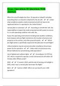 Drone Operations 81 Questions With Answers
