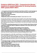 Pediatrics HESI Exam 2023 &ndash; Comprehensive Review Questions & answers Rationales for Nursing Students NEW updates MUST SEE&excl;&excl;&excl;&period;pdf