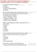E&E EXAM 1 QUESTIONS WITH SOLVED CORRECTLY ANSWERS&sol;NEWEST UPDATE&sol;GRADE A&plus; ASSURED