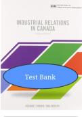 Test Bank for Industrial Relations in Canada by Hebdon & Brown &ndash; Complete Exam Questions and Answers