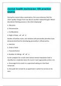 mental health technician 190 practice exams Questions And Answers &vert;68 Pages