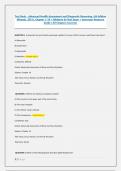 Test Bank - Advanced Health Assessment and Diagnostic Reasoning&comma; 4th Edition &lpar;Rhoads&comma; 2021&rpar;&comma; Chapter 1-18 &plus; Midterm & Final Exam &plus; Instructor Resource Guide &vert; All Chapters Covered&period;