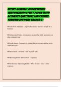 INTUIT ACADEMY BOOKKEEPING CERTIFICATION STUDY PAPER WITH ACCURATE QUESTIONS AND EXPERTVERIFIED ANSWERS GRADED A&plus;