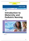 Test Bank and Study Guide &ndash; Introduction to Maternity and Pediatric Nursing by Gloria Leifer&comma; 8th Edition