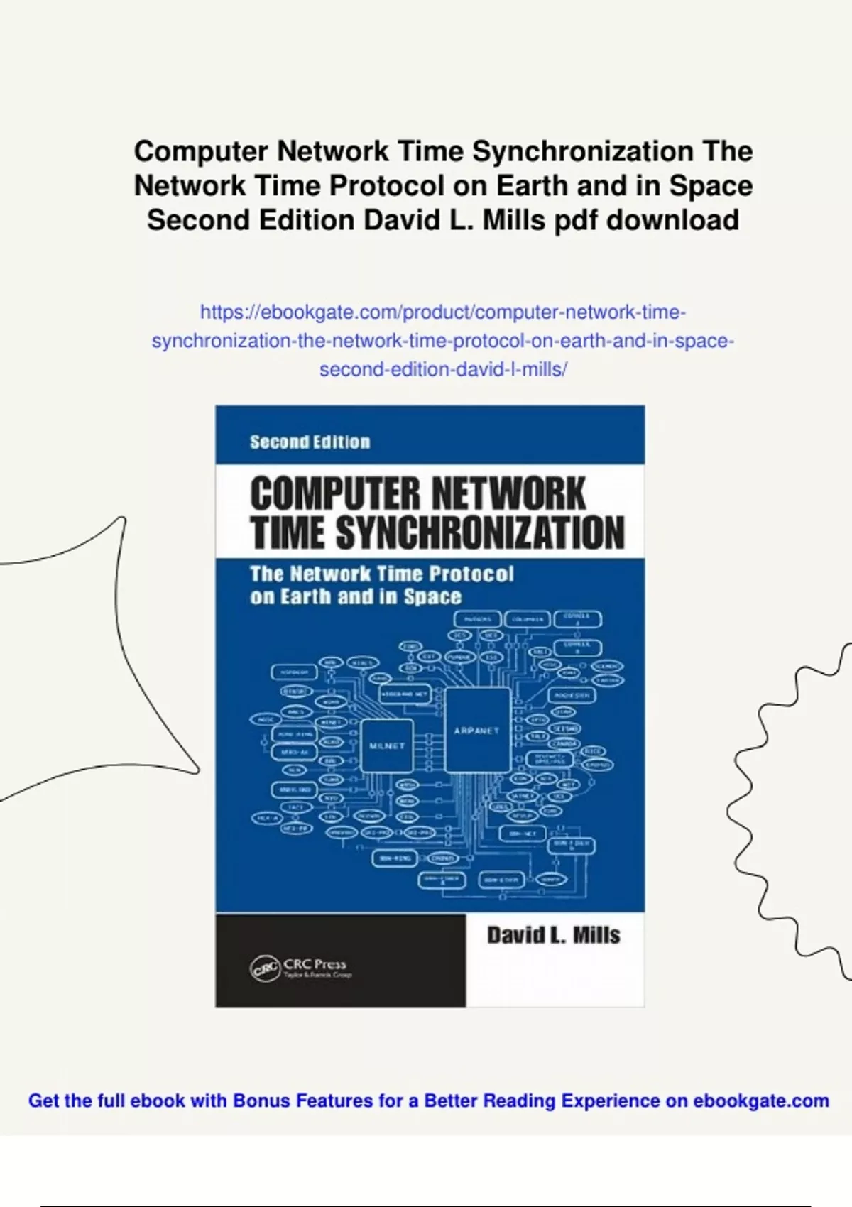 Summary Computer Network Time Synchronization The Network Time Protocol ...